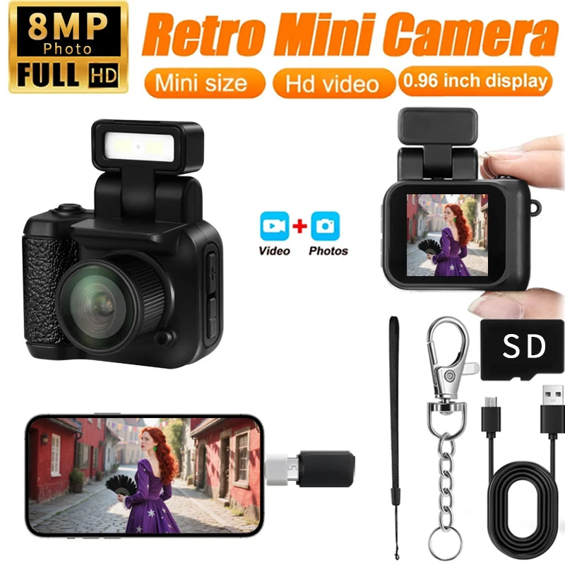 Mini Retro Camera | 1080P HD