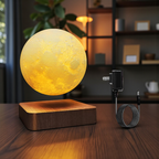 【012】Levitating Magnetic Moon Lamp