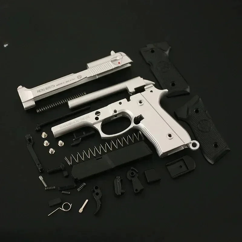 Mini Metal Pistol Keychain