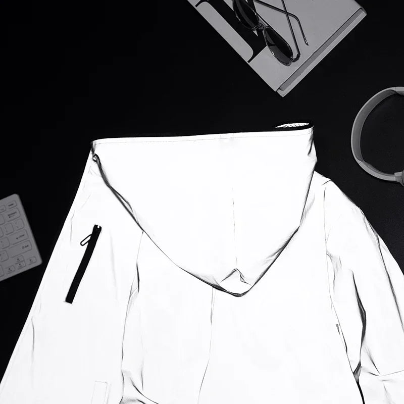 【009】Noctilucent Full Reflective Windbreaker Jacket